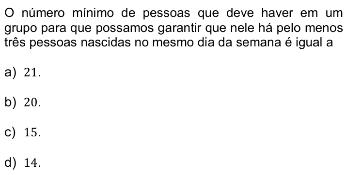 Questão 18 no caderno Q da UNICAMP 2015