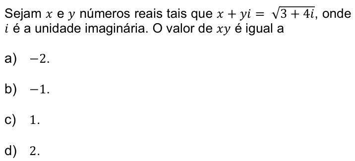 Questão 29 no caderno Q da UNICAMP 2015