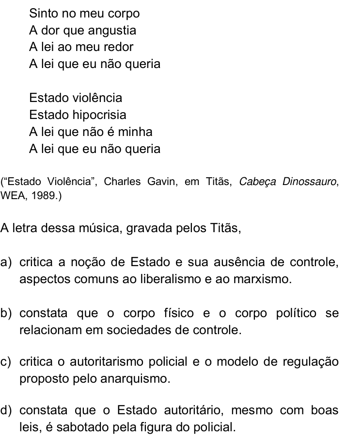 Questão 49 no caderno Q da UNICAMP 2015