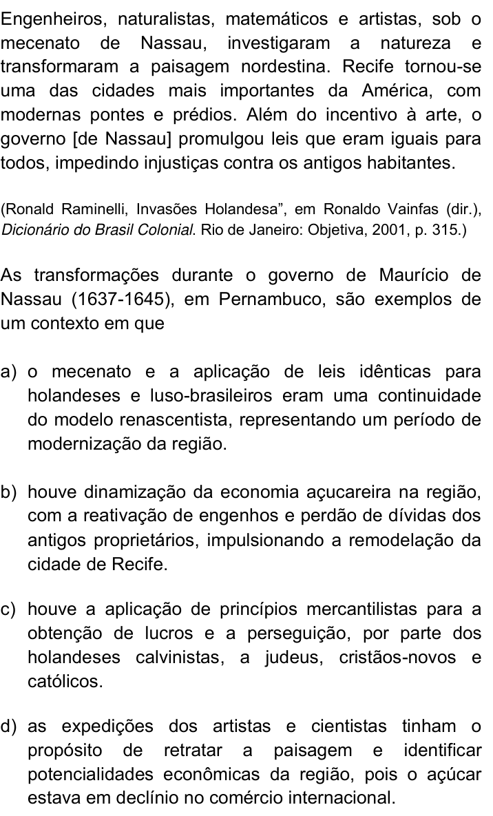 Questão 53 no caderno Q da UNICAMP 2015