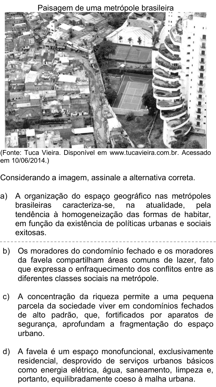 Questão 75 no caderno Q da UNICAMP 2015