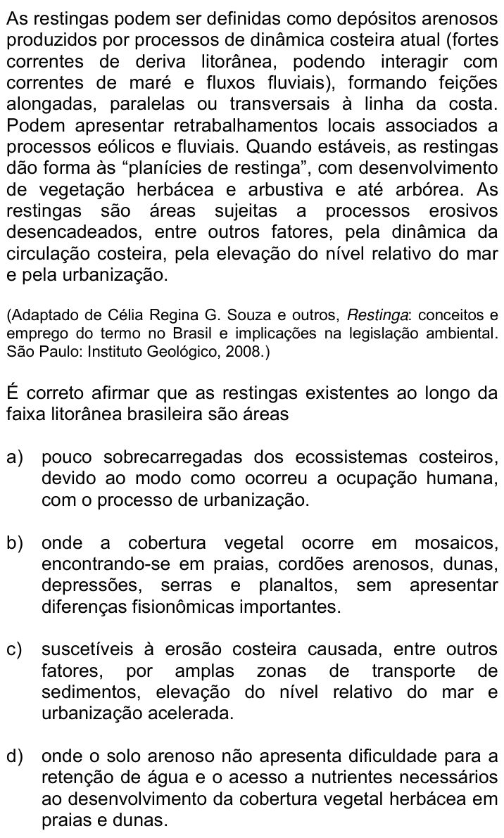 Questão 79 no caderno Q da UNICAMP 2015