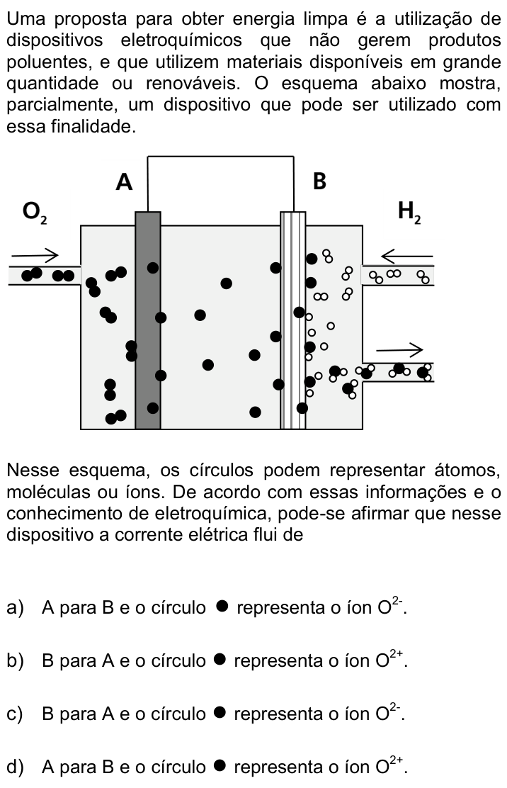 Questão 85 no caderno Q da UNICAMP 2015