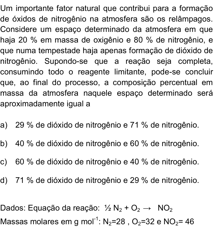 Questão 88 no caderno Q da UNICAMP 2015