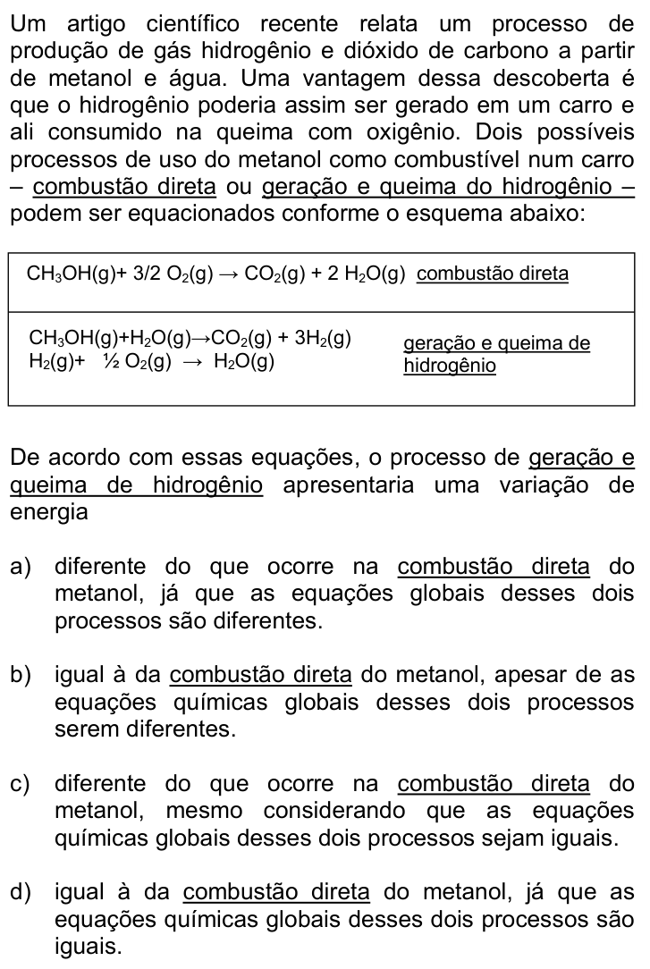 Questão 89 no caderno Q da UNICAMP 2015