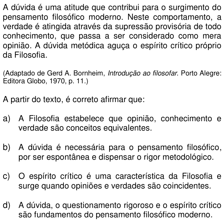 Questão 9 no caderno Q da UNICAMP 2014