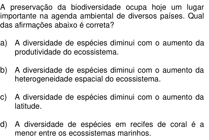 Questão 22 no caderno Q da UNICAMP 2014