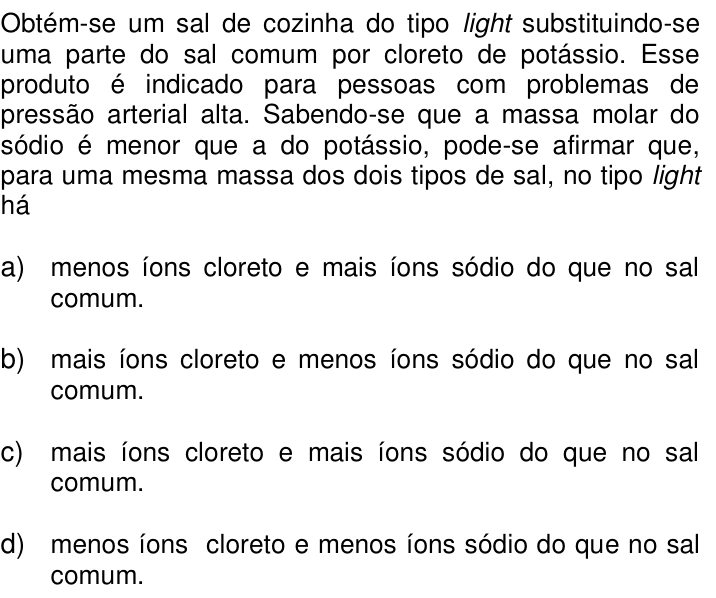 Questão 27 no caderno Q da UNICAMP 2014