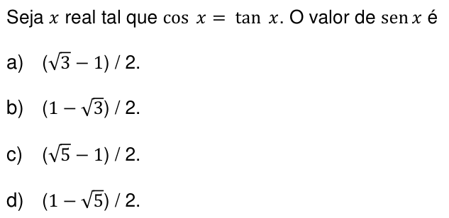 Questão 42 no caderno Q da UNICAMP 2014