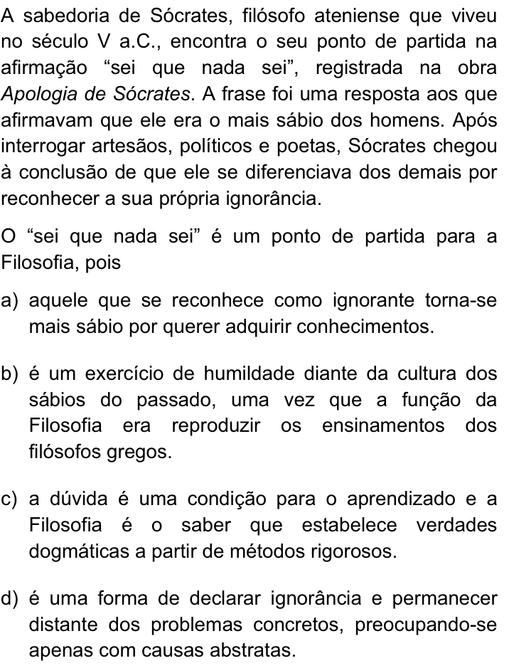 Questão 1 no caderno Q da UNICAMP 2013