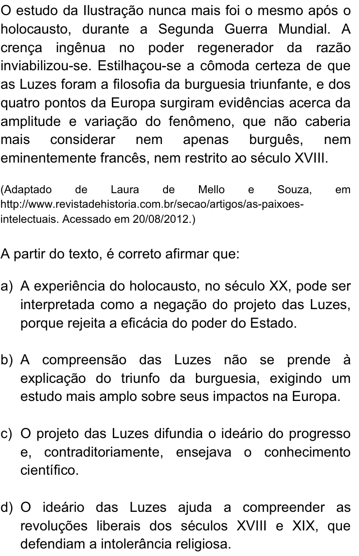 Questão 8 no caderno Q da UNICAMP 2013