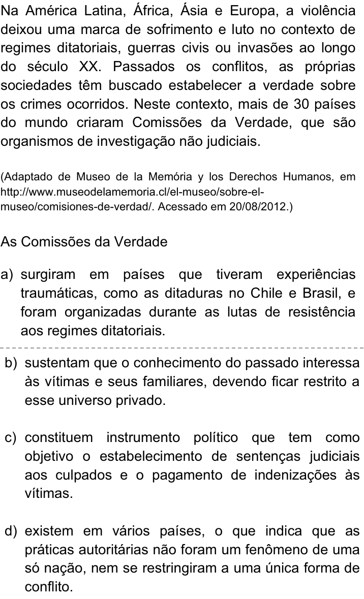 Questão 9 no caderno Q da UNICAMP 2013