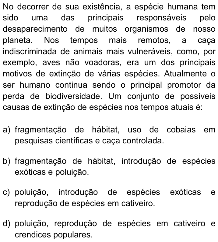 Questão 21 no caderno Q da UNICAMP 2013