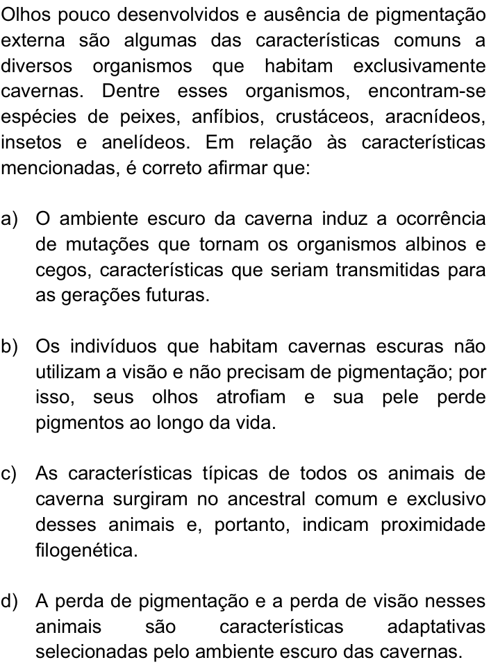 Questão 23 no caderno Q da UNICAMP 2013