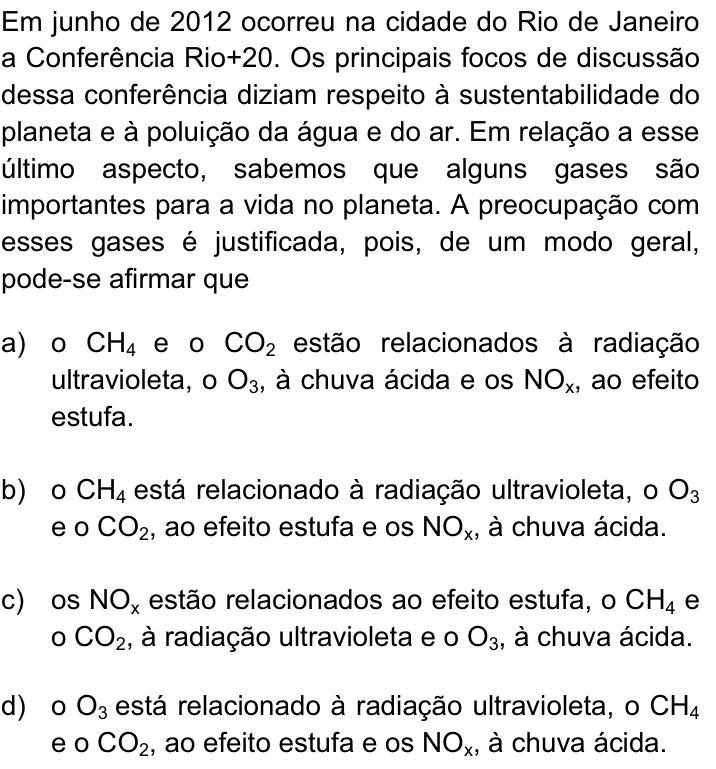 Questão 28 no caderno Q da UNICAMP 2013