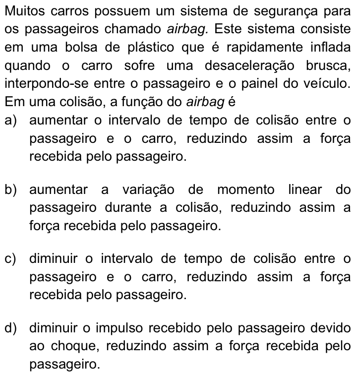 Questão 35 no caderno Q da UNICAMP 2013