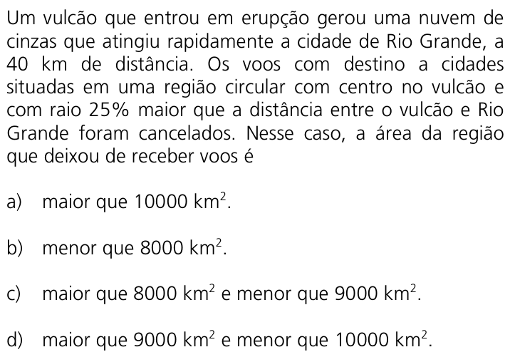 Questão 9 no caderno Q da UNICAMP 2012