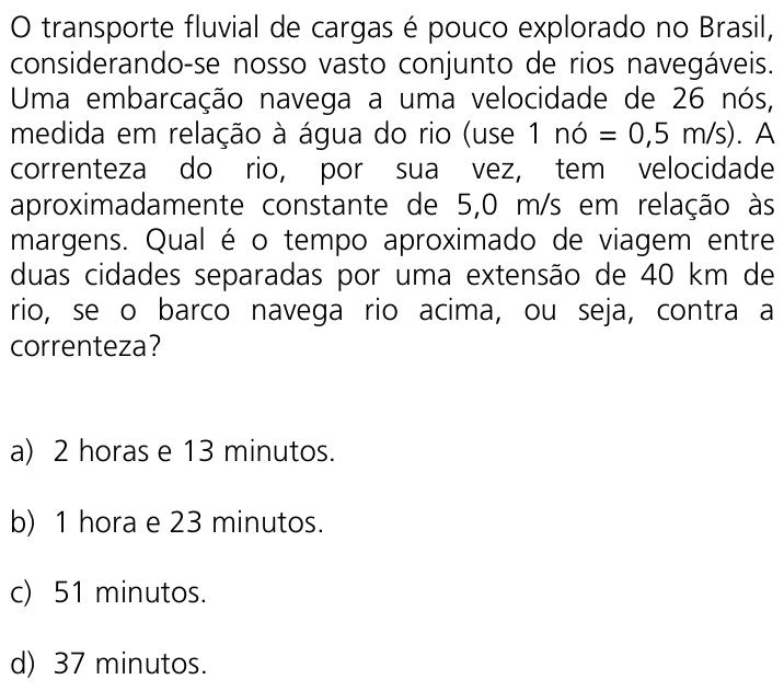 Questão 11 no caderno Q da UNICAMP 2012