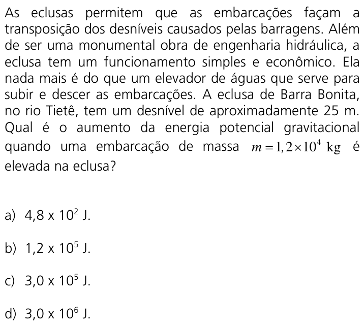 Questão 12 no caderno Q da UNICAMP 2012