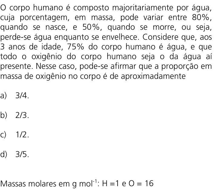 Questão 24 no caderno Q da UNICAMP 2012