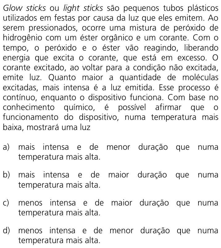Questão 25 no caderno Q da UNICAMP 2012