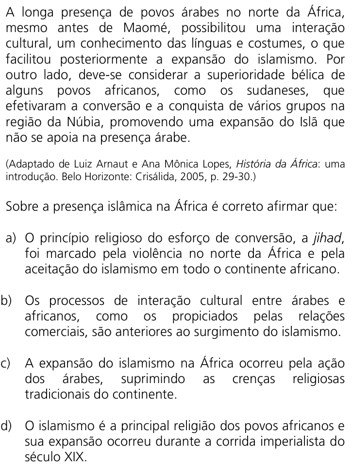Questão 31 no caderno Q da UNICAMP 2012