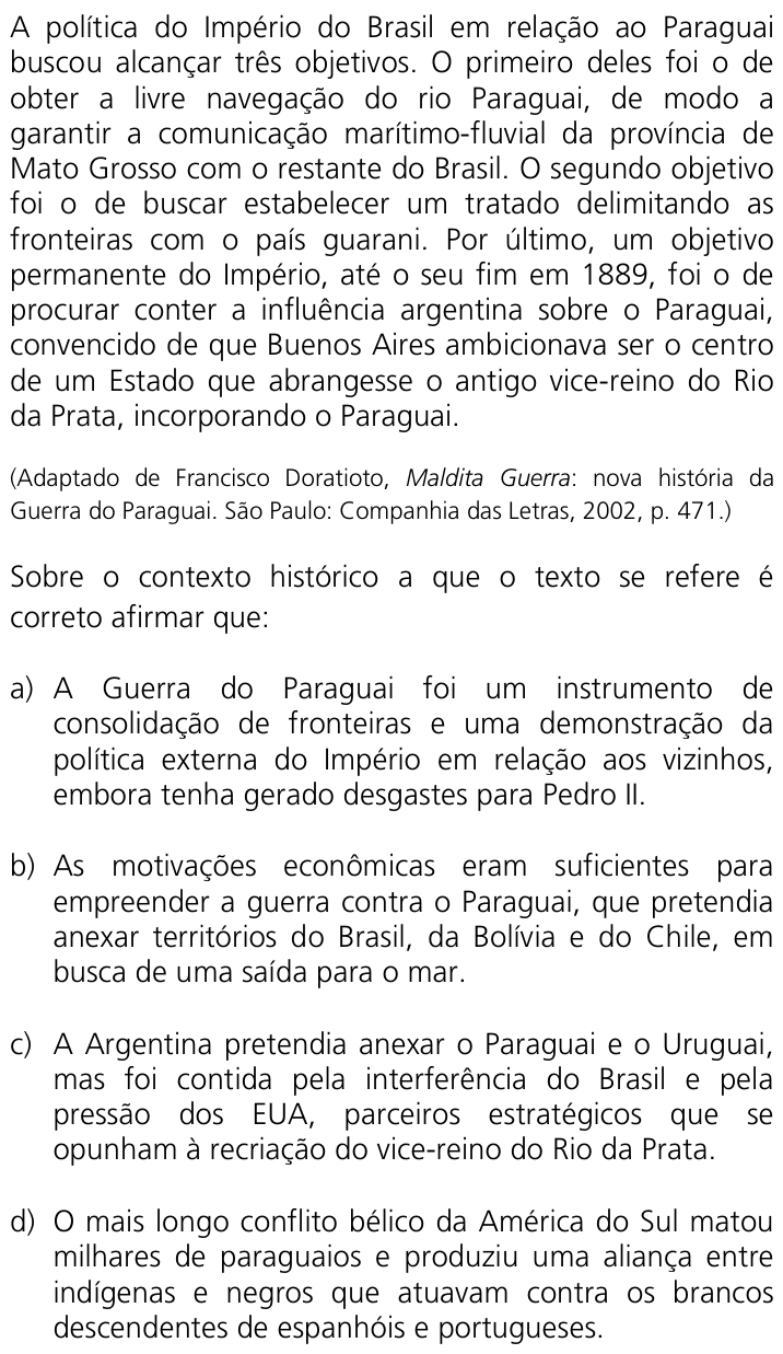 Questão 36 no caderno Q da UNICAMP 2012