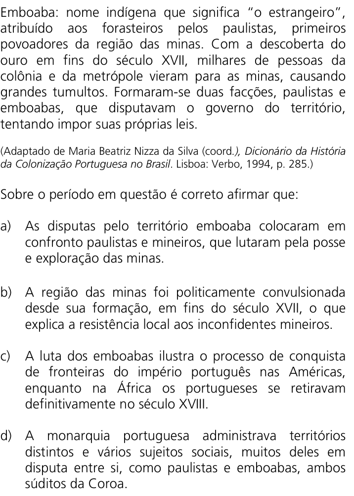 Questão 37 no caderno Q da UNICAMP 2012