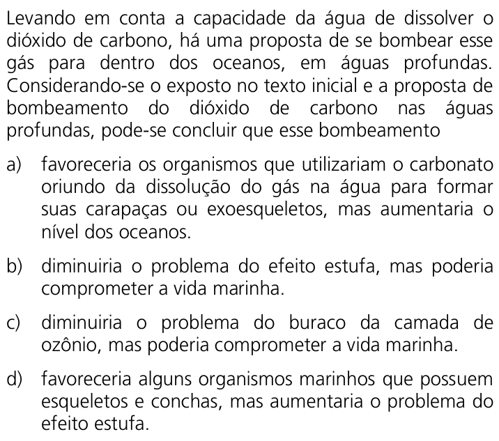 Questão 11 no caderno Q da UNICAMP 2011