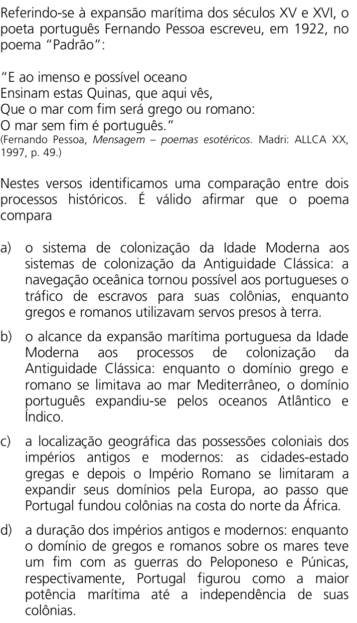 Questão 32 no caderno Q da UNICAMP 2011