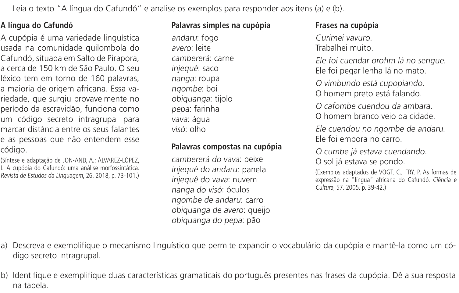 Questão 1 no caderno  da 2ª fase da UNICAMP 2026