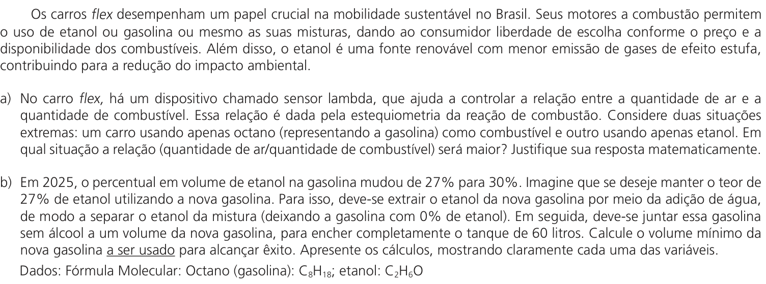 Questão 16 no caderno CB da 2ª fase da UNICAMP 2026