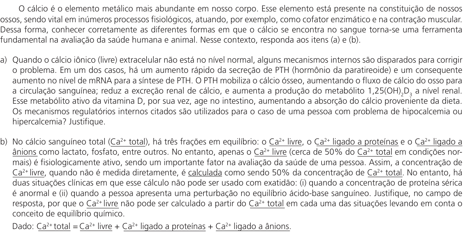 Questão 18 no caderno CB da 2ª fase da UNICAMP 2026