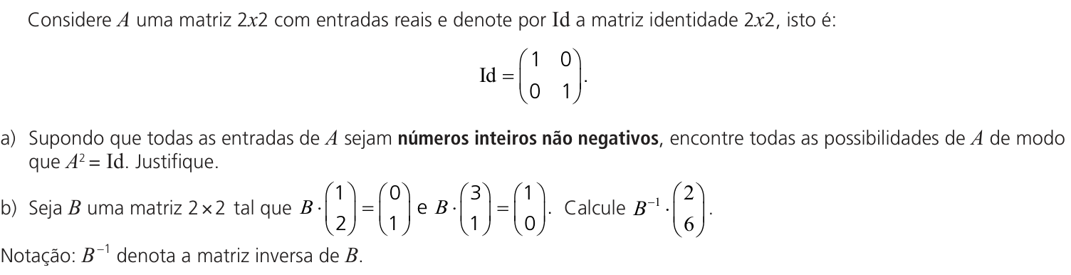 Questão 8 no caderno CE da 2ª fase da UNICAMP 2026