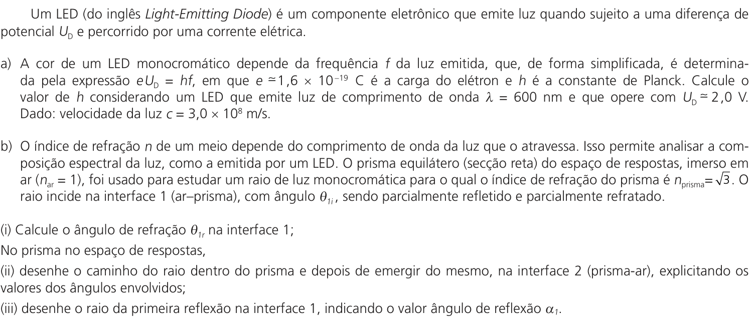 Questão 13 no caderno CE da 2ª fase da UNICAMP 2026
