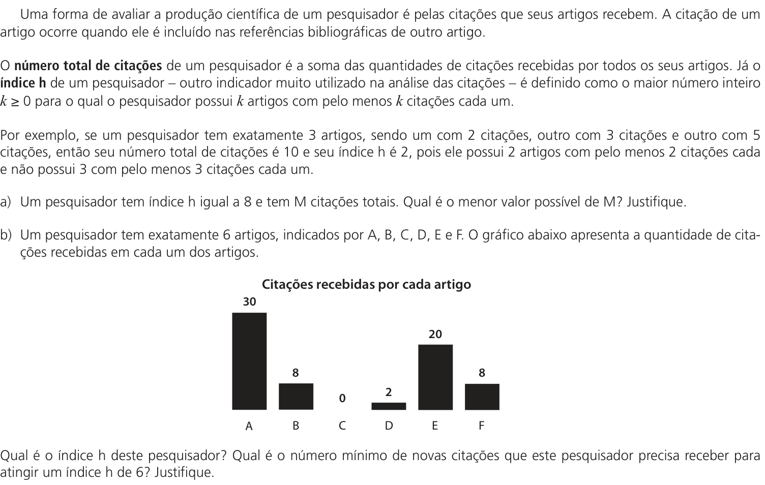 Questão 4 no caderno CH da 2ª fase da UNICAMP 2026