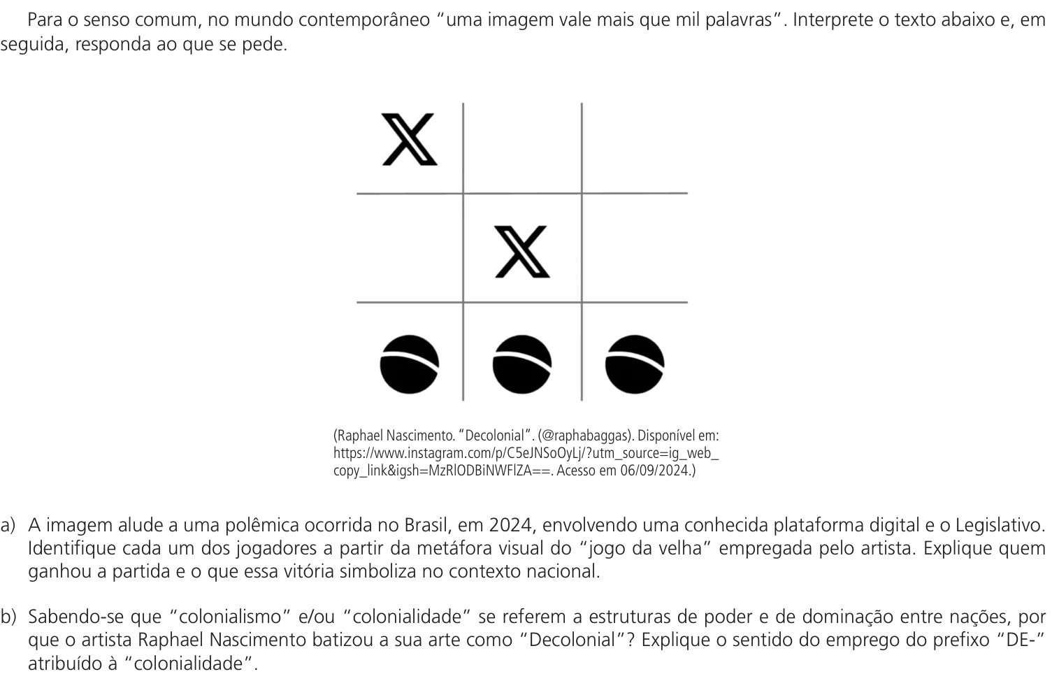 Questão 5 no caderno  da 2ª fase da UNICAMP 2025