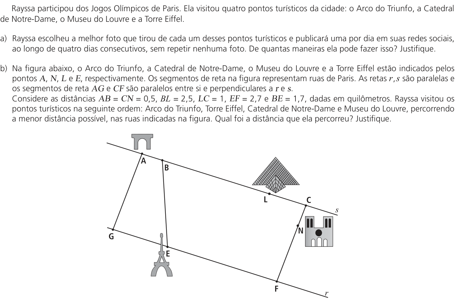 Questão 3 no caderno CB da 2ª fase da UNICAMP 2025