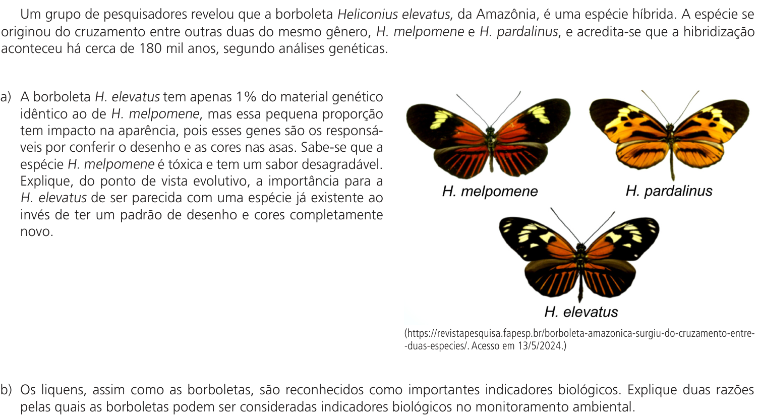 Questão 8 no caderno CB da 2ª fase da UNICAMP 2025