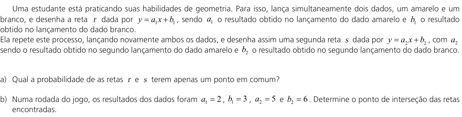 Questão 4 no caderno CB da 2ª fase da UNICAMP 2023