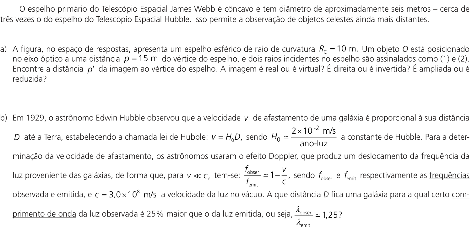 Questão 10 no caderno CE da 2ª fase da UNICAMP 2023