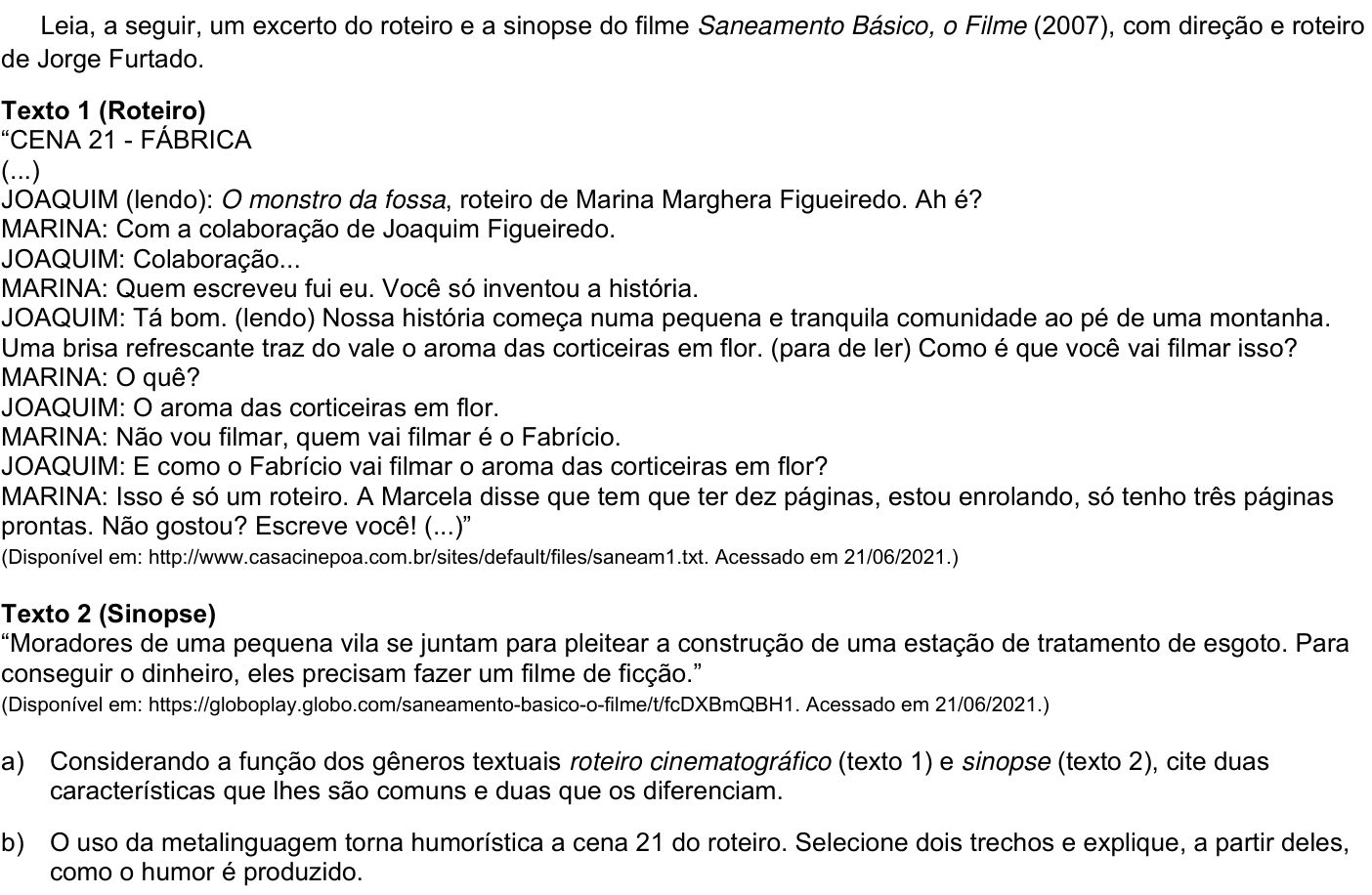 Questão 4 no caderno  da 2ª fase da UNICAMP 2022