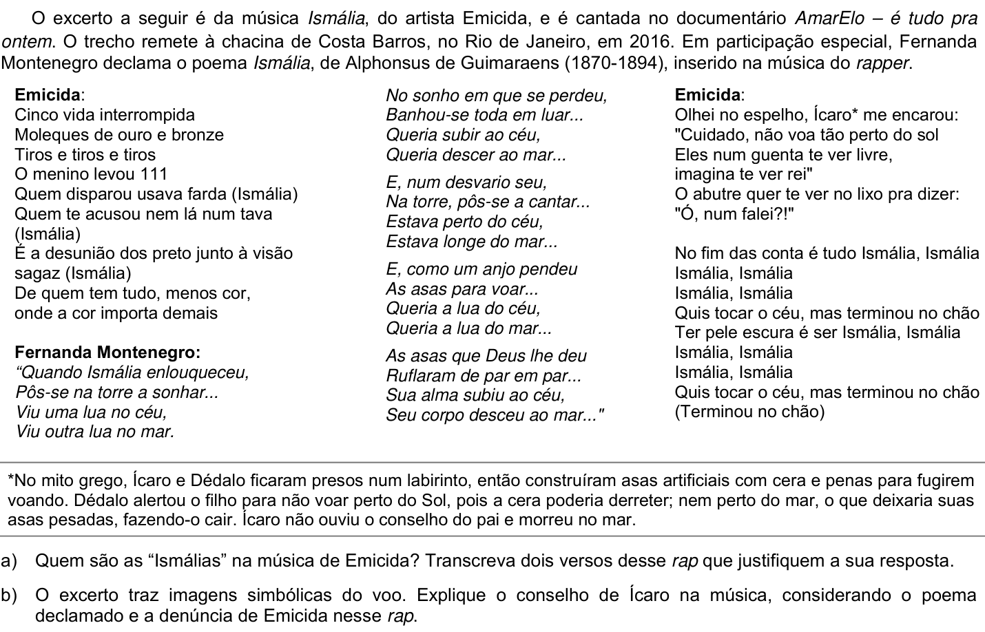 Questão 8 no caderno  da 2ª fase da UNICAMP 2022