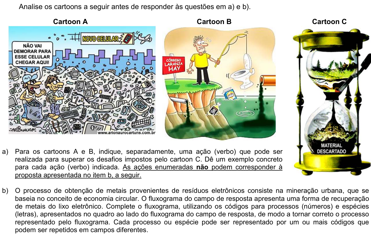 Questão 21 no caderno CB da 2ª fase da UNICAMP 2022