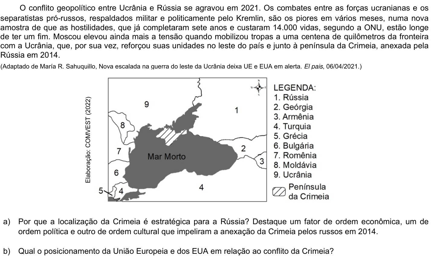 Questão 20 no caderno CH da 2ª fase da UNICAMP 2022