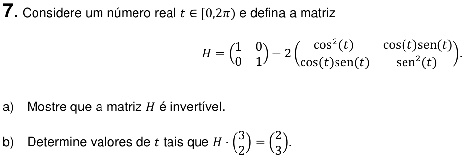 Questão 7 no caderno CB da 2ª fase da UNICAMP 2021