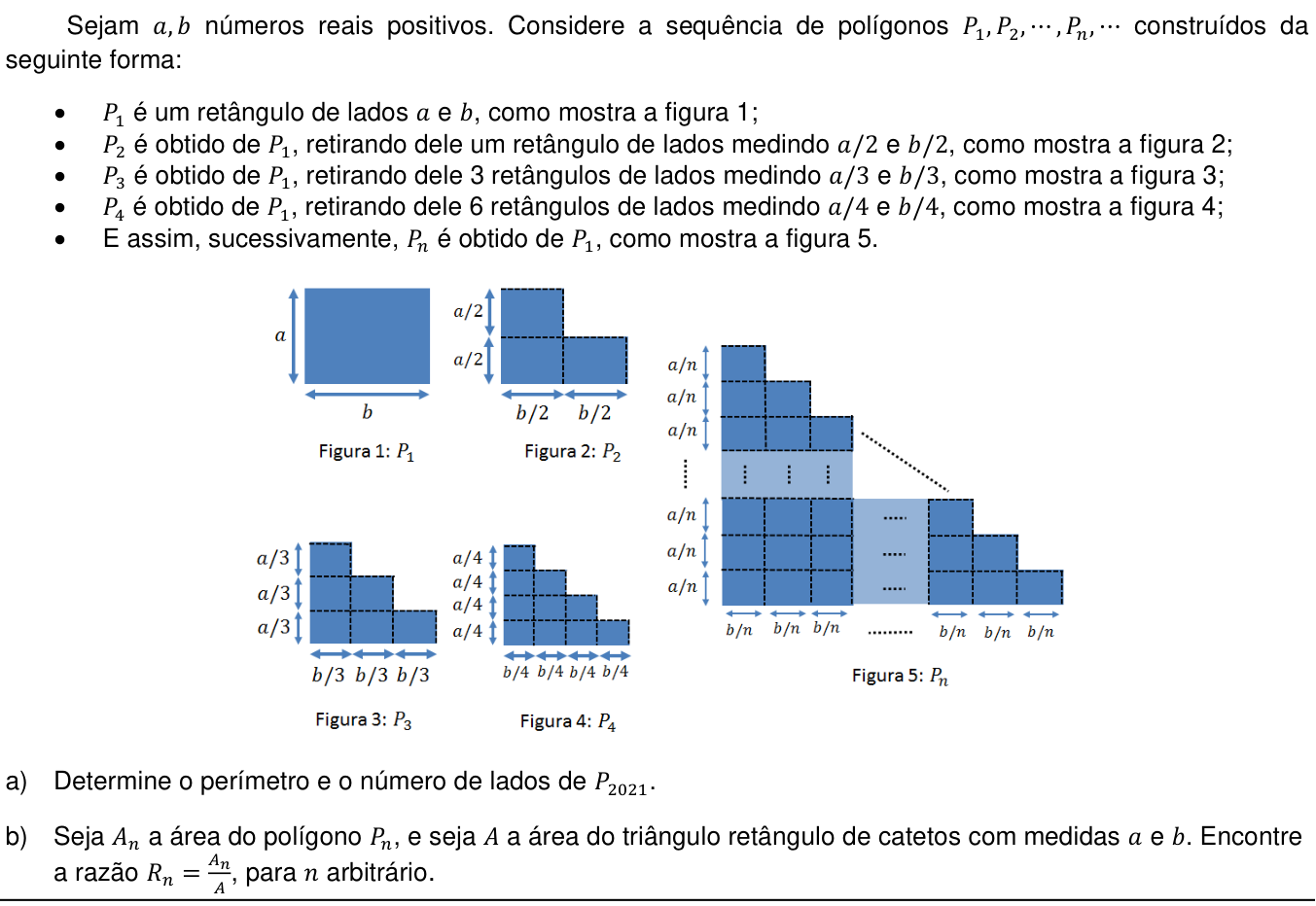 Questão 8 no caderno CB da 2ª fase da UNICAMP 2021