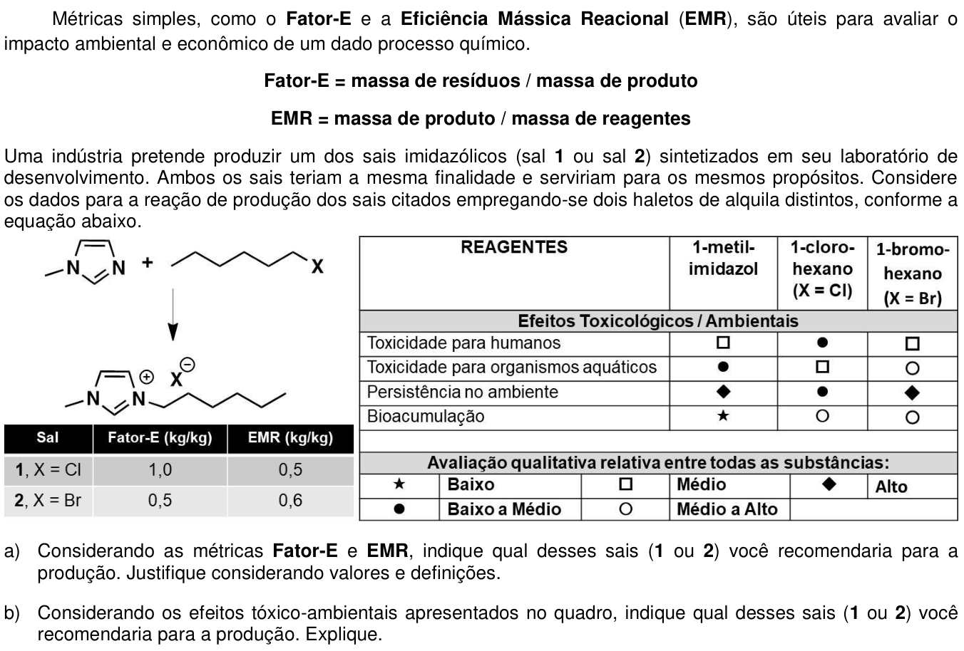 Questão 20 no caderno CB da 2ª fase da UNICAMP 2021