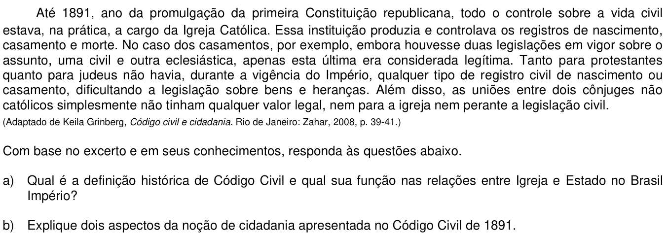 Questão 13 no caderno CH da 2ª fase da UNICAMP 2021