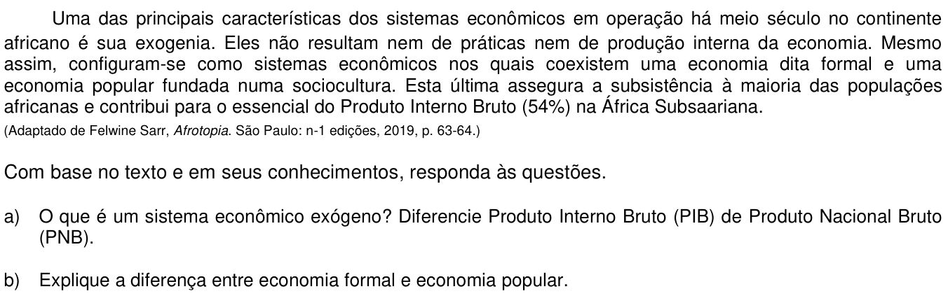 Questão 17 no caderno CH da 2ª fase da UNICAMP 2021